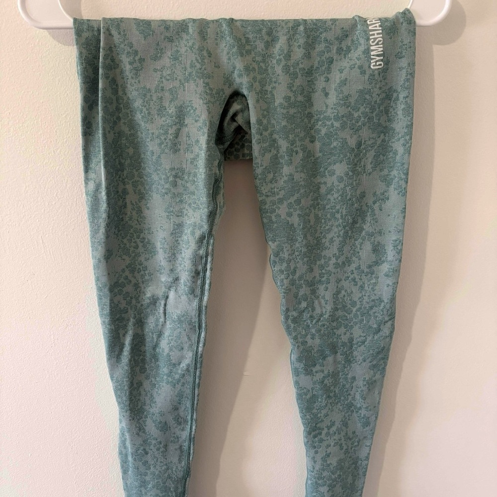 Gymshark Green Leggings Plush Tapered Fit